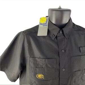New Mens Pro Edge Grambling State Tigers Fishing Vented Shirt Sz S NWT